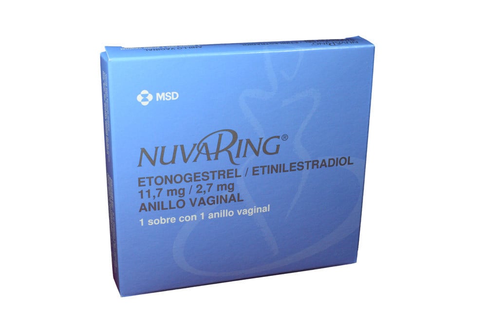 NuvaRing 11.7 / 2.7 mg Caja Con 1 Sobre Con 1 Anillo Vaginal Nuvaring 11.7 / 2.7 Mg Caja Con 1 Sobre Con 1 Anillo Vaginal