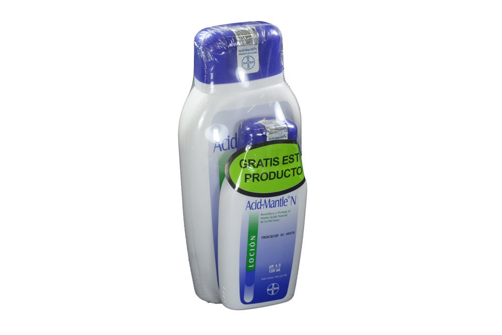 Acid-Mantle N Loción 0,53 Mg/Ml Frasco Con 400 Ml– Gratis Frasco Con 120 Ml