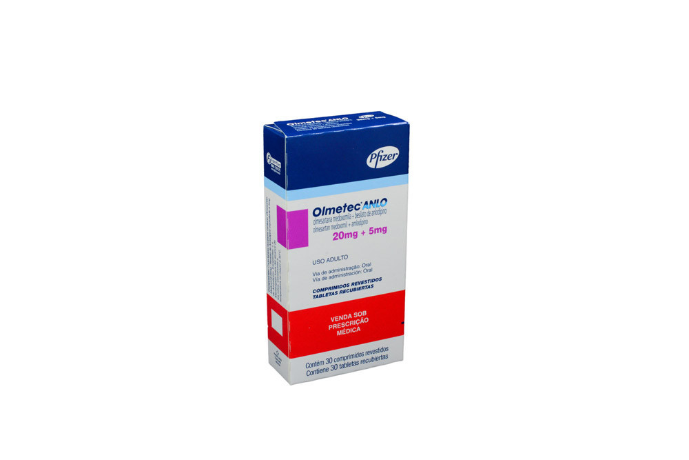 Olmetecanlo 20 / 5 mg Caja Con 30 Tabletas Recubiertas 