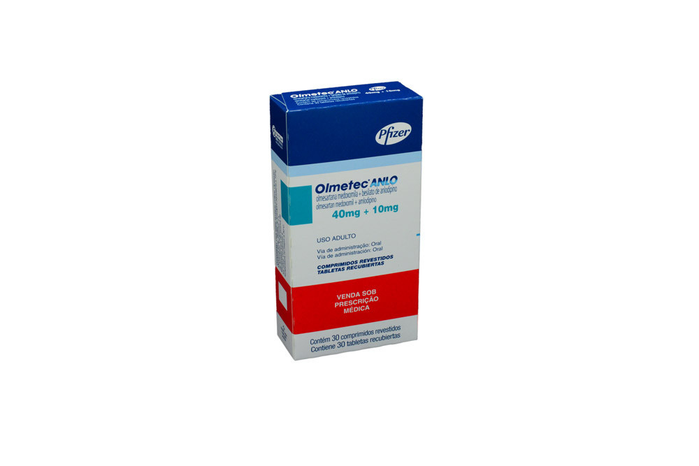 Olmetecanlo 40 / 10 mg Caja Con 30 Tabletas Recubiertas