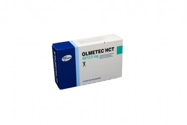 Olmetec HCT 40 / 12,5 mg Caja Con 30 Tabletas Recubiertas