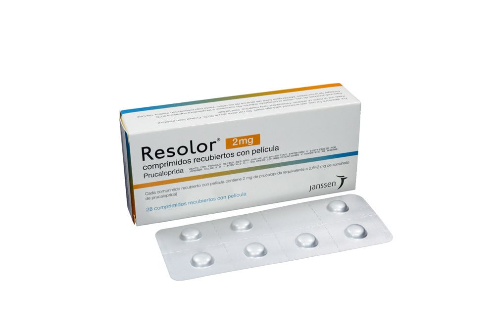 Resolor 2 mg Caja Con 28  Comprimidos Recubiertos Con Película 