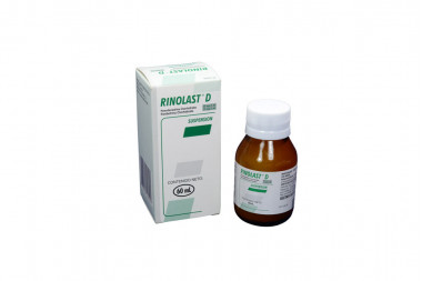 Rinolast D Suspensión 30 / 15 mg Caja Con Frasco Con 60 mL