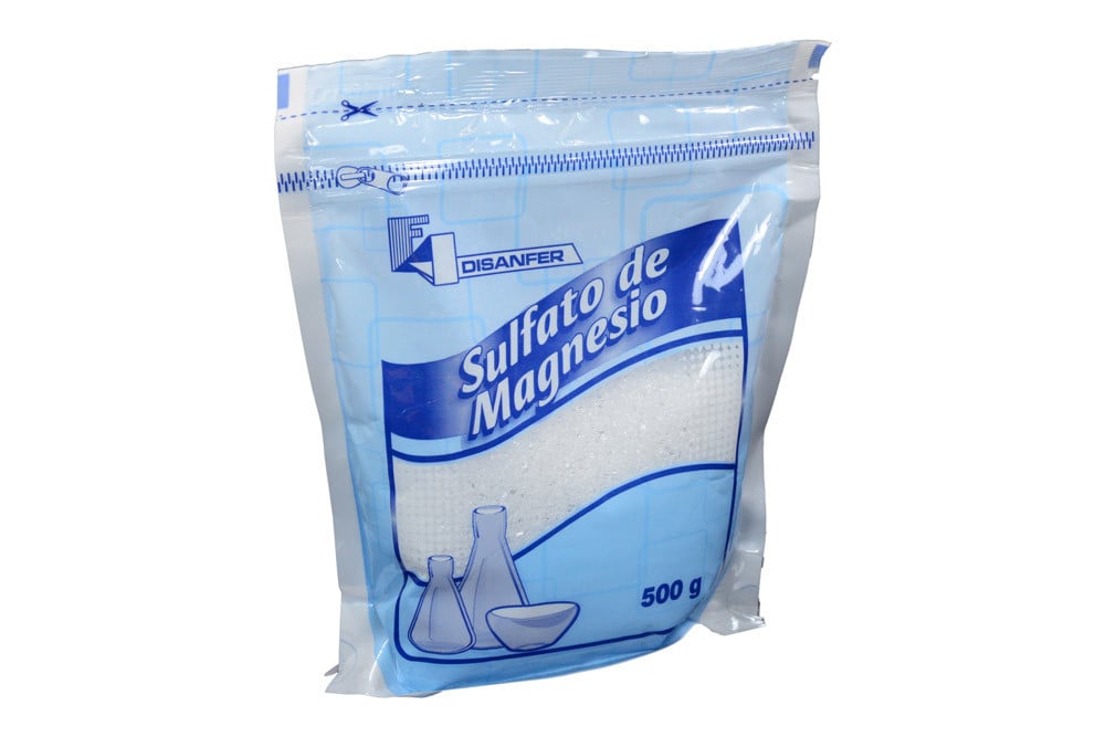 Sulfato De Magnesio Disanfer Bolsa Con 500 G