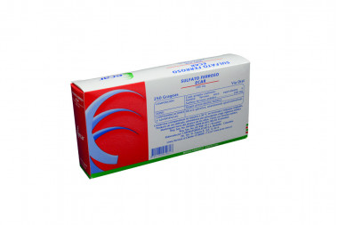 Sulfato Ferroso 200 mg Caja Con 250 Grageas