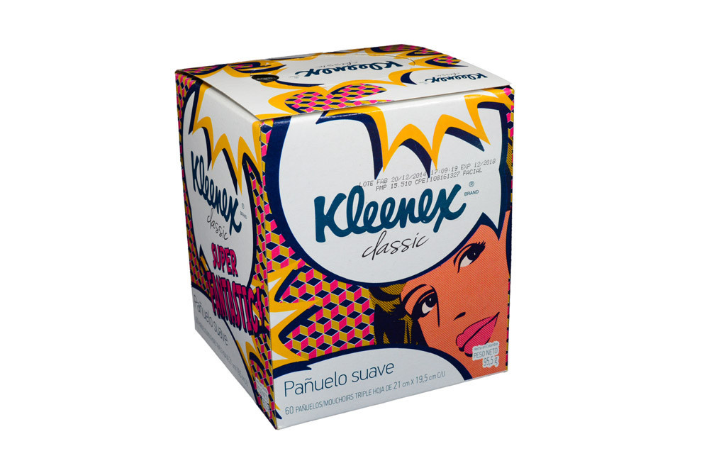 Pañuelos Kleenex Classic Caja Con 60 Unidades