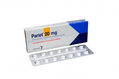 Pariet 20 mg Caja Con 14 comprimidos Con Cubierta Entérica