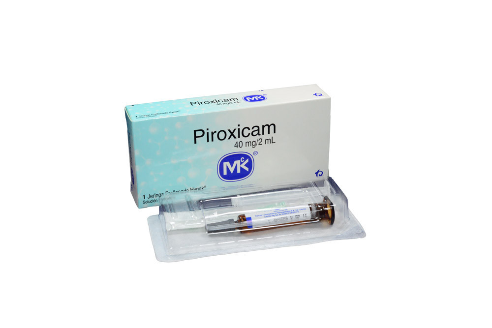 Piroxicam 40 mg / 2 mL Caja x 1 Jeringa Prellenada - Tecnoquímicas