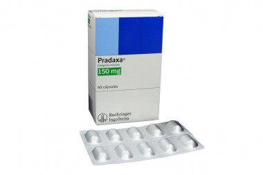 Pradaxa 150 mg Caja  Con 60 Cápsulas