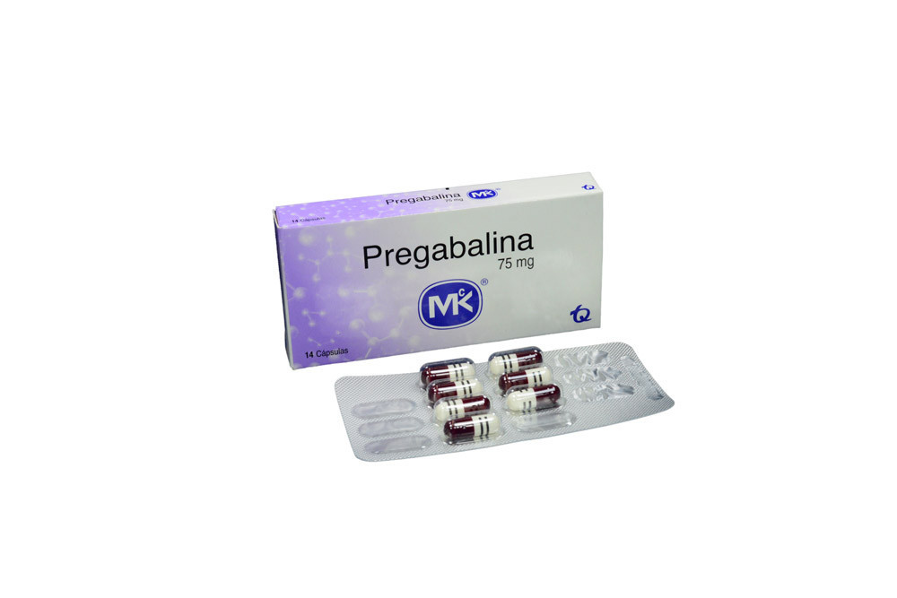 Pregabalina 75 mg Caja X 14 Cápsulas - Convulsiones