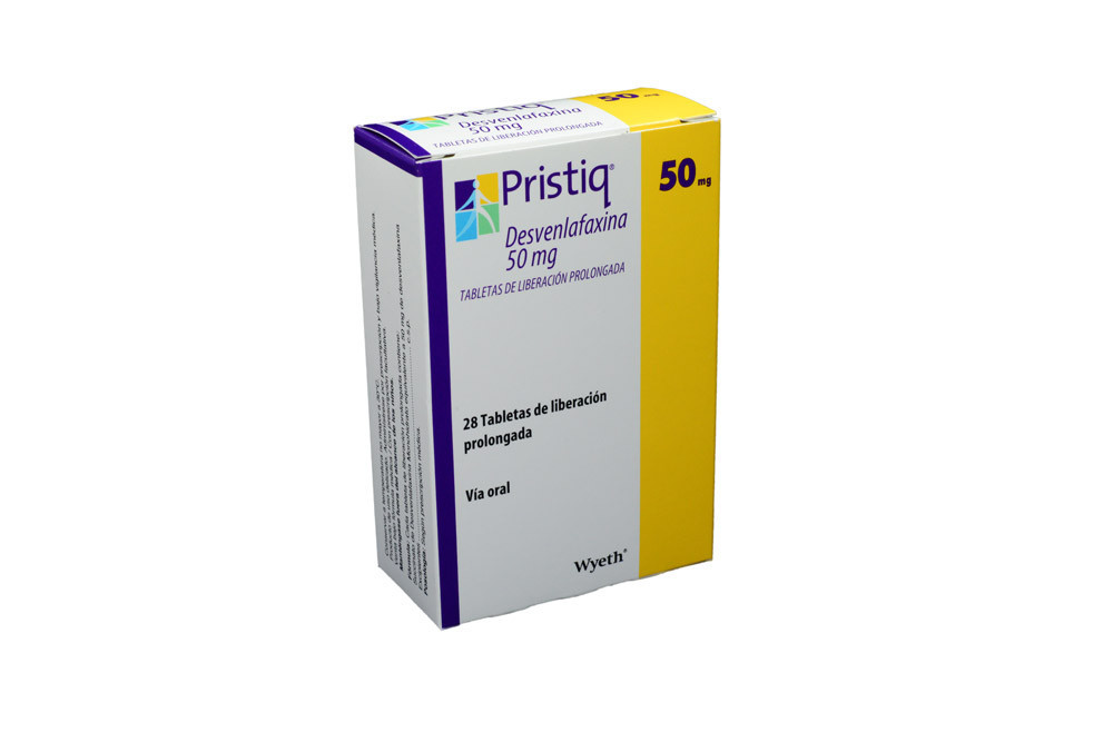 Pristiq 50 mg Caja Con 28 Tabletas De Liberación Prolongada
