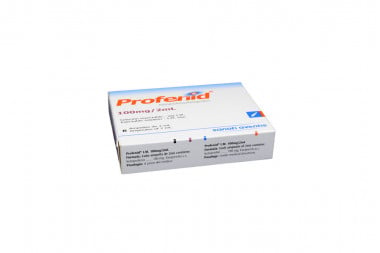 Profenid Solución Inyectable 100 mg Caja Con 6 Ampollas De 2 mL
