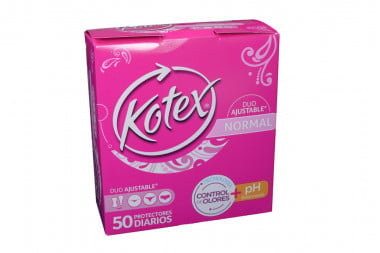 Kotex Normal Caja Con 50 Protectores Diarios