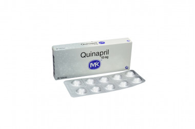 Quinapril 10 mg Caja Con 20 Tabletas