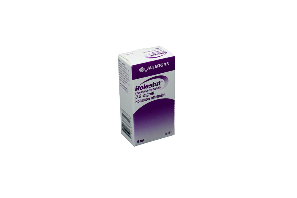 Relestat Solución Oftálmica 0.5 mg Caja Con Frasco Con 5 mL
