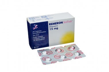 Remeron Soltab 15 mg Caja Con 30 Tabletas Bucodispersables