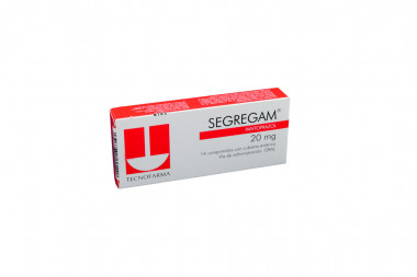 Segregam 20 mg Caja Con 14 Comprimidos 