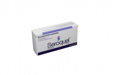 Seroquel 25 mg Caja x 30 Comprimidos Recubiertos - AstraZeneca