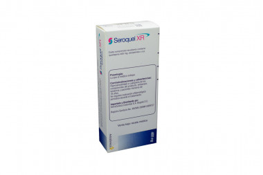 Seroquel XR 400 mg Caja Con 30 Comprimidos Recubiertos