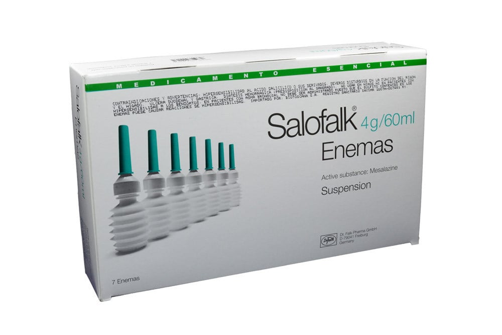 Salofalk Suspensión 4 G / 60 Ml Caja Con 7 Enemas