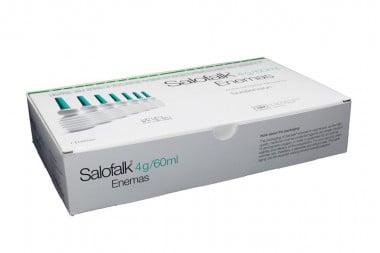 Salofalk Suspensión  4 g / 60 mL Caja Con 7 Enemas 