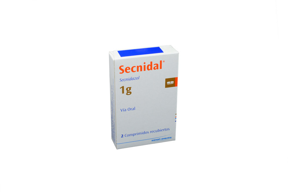 Secnidal 1 g Caja Con 2 Comprimidos Recubiertos