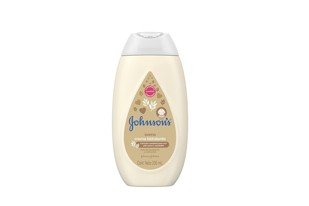 Johnson's Baby Crema de Avena Frasco Con 200 mL – Piel Delicada