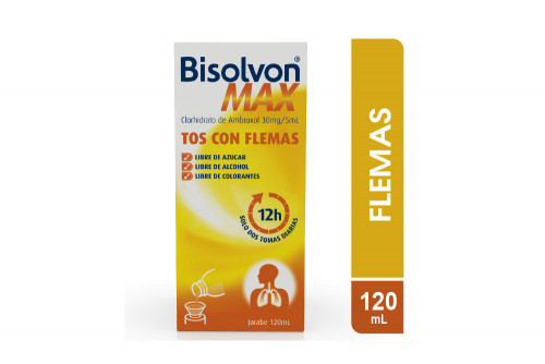 Bisolvon Max Jarabe Caja Con Frasco Con 120 mL