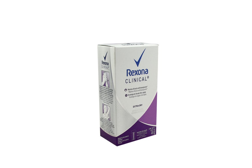 Rexona Clinical Women Extra Dry Frasco Con 48 g