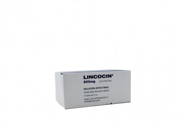 Lincocin 600 mg Caja Con 6 Ampolletas De 2 mL