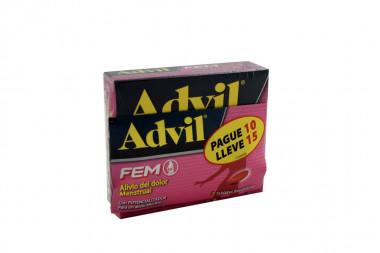 Advil Fem 400 / 65 mg Caja...