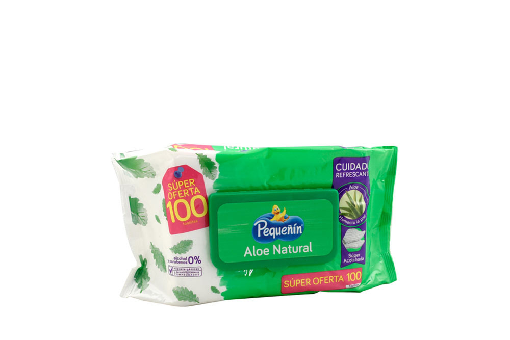 Of.Toallitas Humedas Pequein Aloe