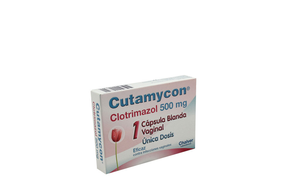 CUTAMYCON CAP GLT BLA 500 MG VAGINAL CAJ 1