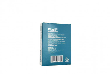 Plasil 10 mg Caja Con 30 Tabletas