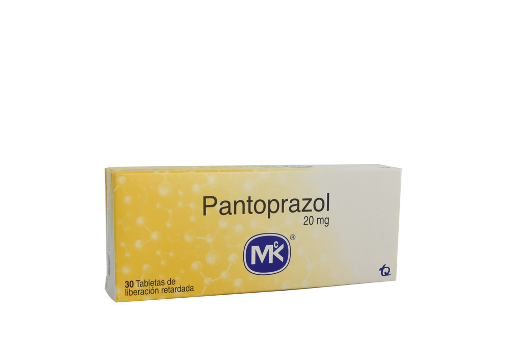 Pantoprazol 20 mg Caja Con 30 Tabletas