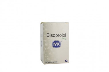 Bisoprolol 5mg Caja Con 30 Tabletas Cubiertas