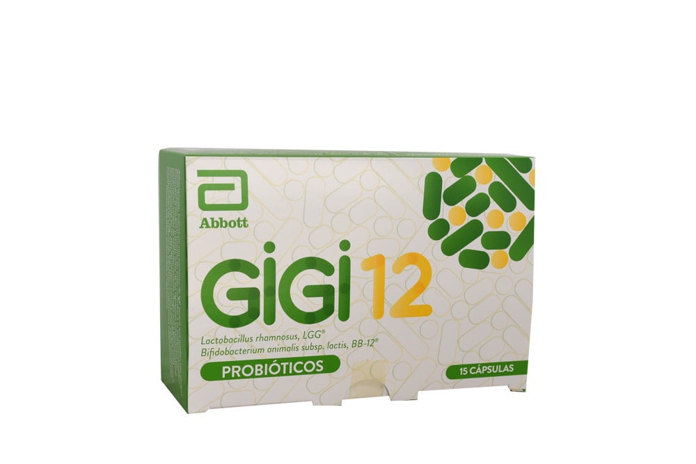 Gigi 12 Probióticos  Caja Con 15 Cápsulas