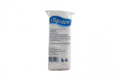 Algodón 100% Absorbente Empaque Con 50 g