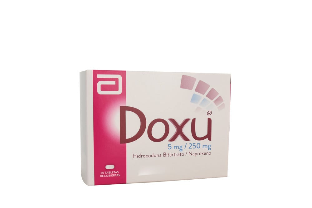 Doxu 5 / 250 mg Caja Con 20 Tabletas Recubiertas
