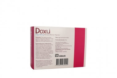Doxu 5 / 250 mg Caja Con 20 Tabletas Recubiertas
