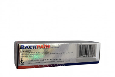 BackPain Ibuprofeno Gel Caja Con Tubo Con 40 g