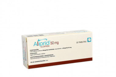 Aliprid 50 mg Caja Con 10 Tabletas