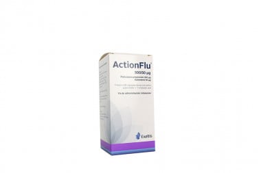 Actionflu 500 / 50 Mcg Frasco Con 60 Cápsulas Con Polvo + Inhalador