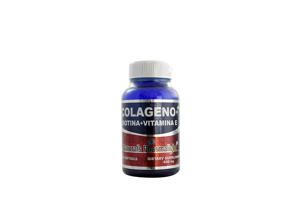 Colágeno + Biotina + Vitamina E Frasco Con 30 Cápsulas