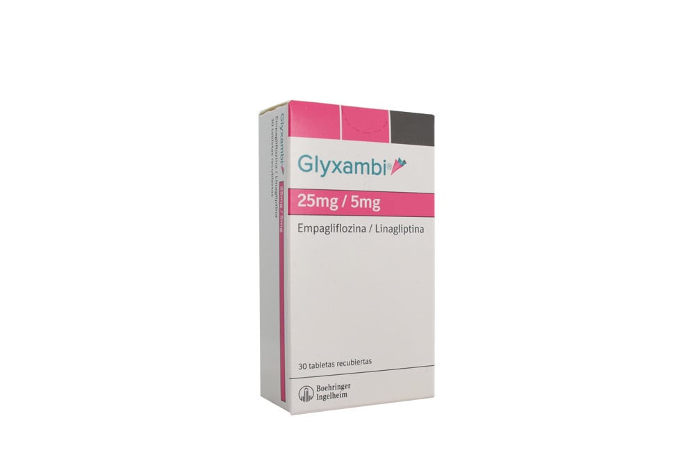 Glyxambi 25 / 5 Mg Caja Con 30 Tabletas Recubiertas