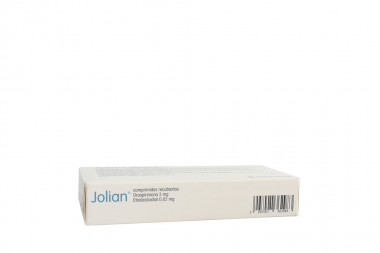 Jolian 3 mg / 0.02 mg Caja Con 28 Comprimidos