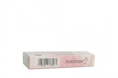 Postinor-2 0.75 mg Caja Con 2 Comprimidos