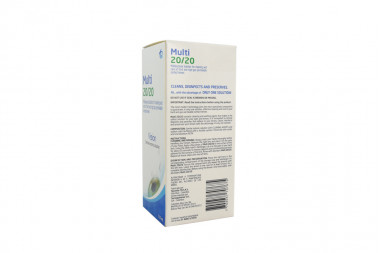 Solución Multipropósito Multi 20 / 20 Caja Con Frasco Con 120 Ml