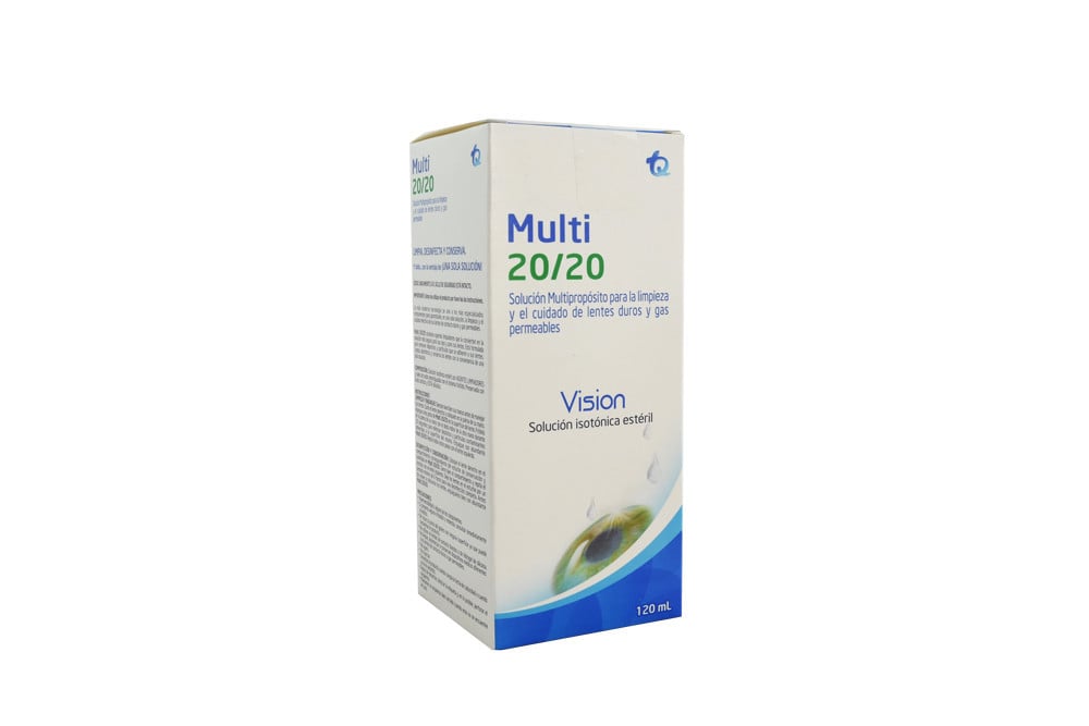 Solución Multipropósito Multi 20 / 20 Caja Con Frasco Con 120 mL