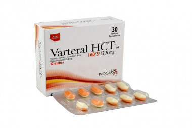 Varteral 5-12,5-160 Mg Caja Con 30 Tabletas Recubiertas
